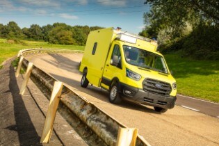 Ambulance testing is underway at Ford sites